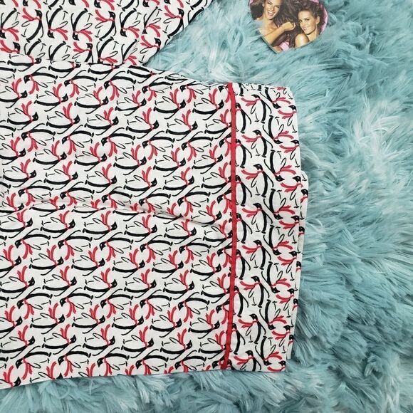 Victoria's Secret Pajama White & Blue Sleep Shirt - Picture 3 of 6